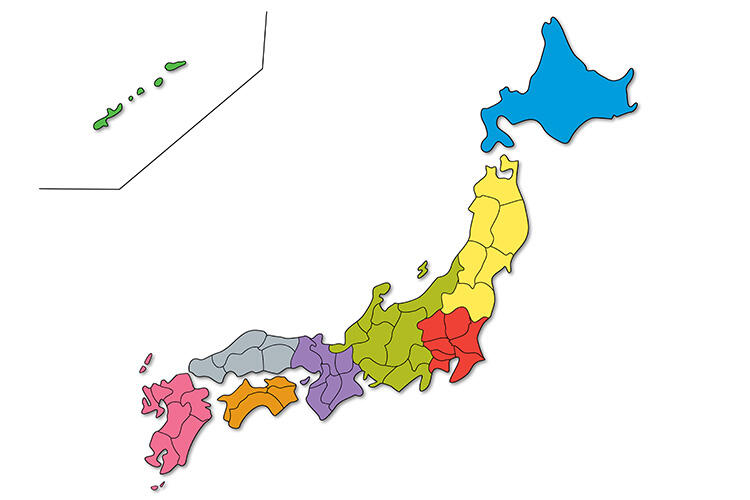 日本の地域